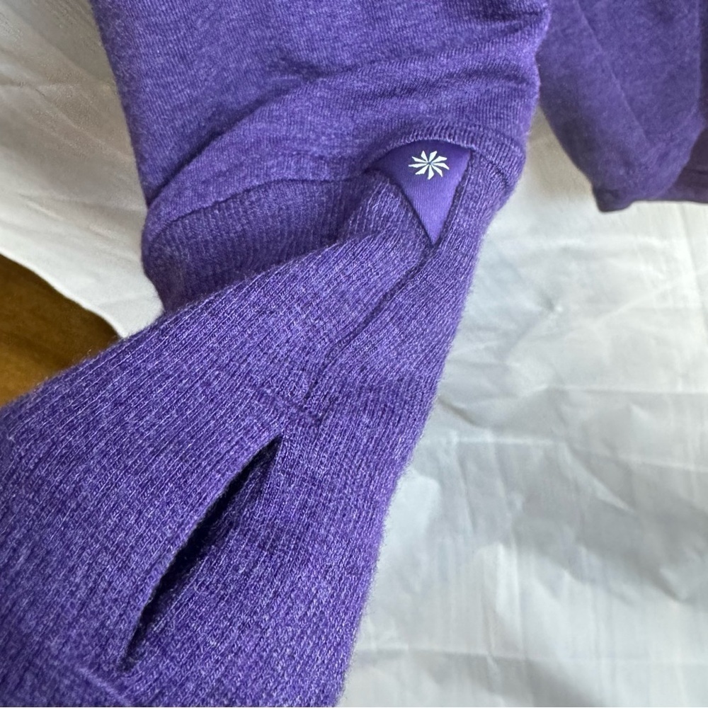 Athleta Plus Size Nirvana Yoga Long Tunic Purple Size 2X - Picture 3 of 8